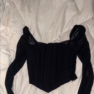 Princess Polly Mesh Crop Top